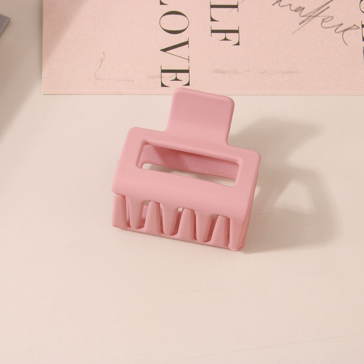 (Cross-border trading), rectangular matte crab pin, big shark, hairgrip, Amazon, simple and elegant design