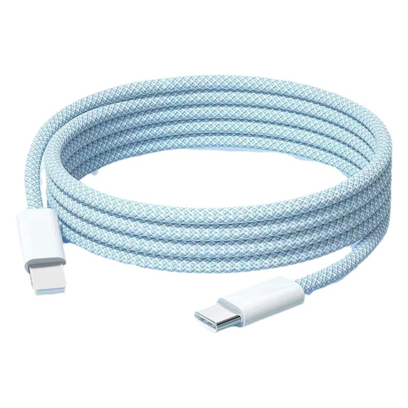 Adecuado para Apple Cable de carga rápida Teléfono móvil pd20 W Carga rápida Cable de datos trenzado Cable de carga Lightning al por mayor