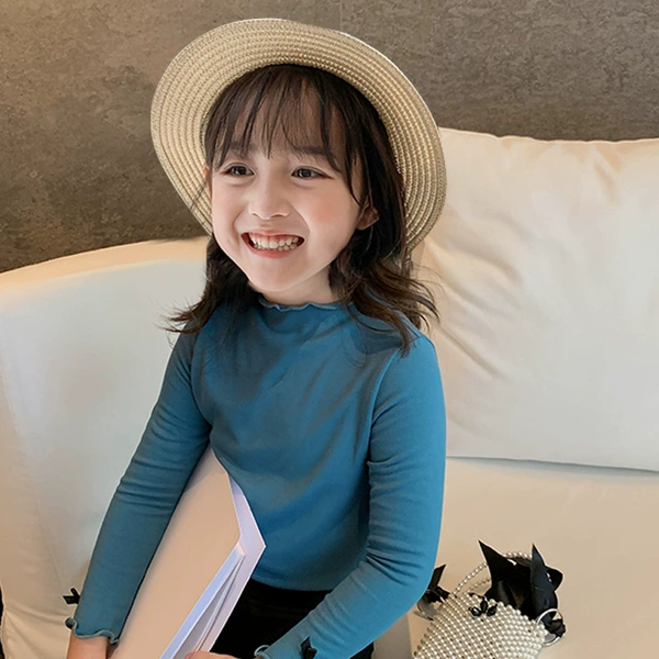 Peacock blue (bow bottoming shirt)