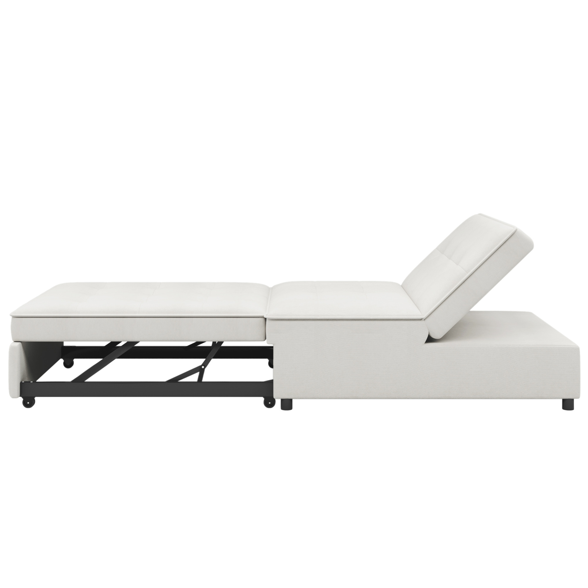 Tecnología plegable sin reposabrazos anti-cat arañazo de terciopelo pequeño y medio tipo sala de estar dormitorio sofá cama multifuncional