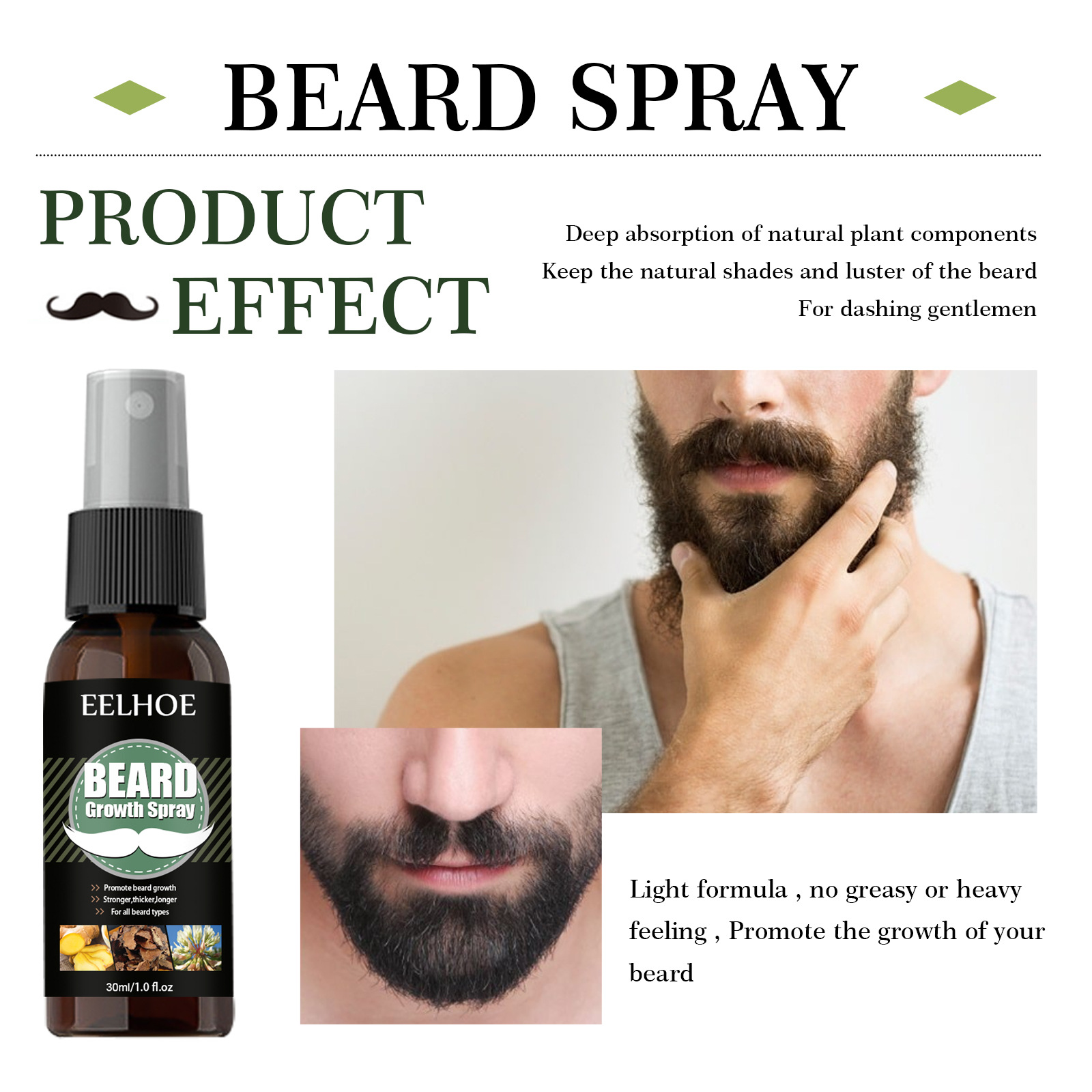 EELHOE Beard Growth Spray5