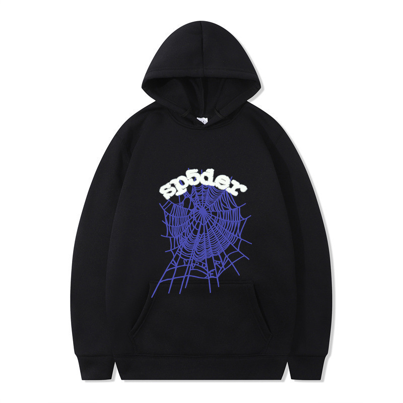 Cross-Border European and American Hoodies 555 Spider Series Men's and Women's Pullover Sweatshirts Autumn and Winter Printed Sweatshirts Wholesale 20250 Cross-Border European and American Hoodies 555 Spider Series Men's and Women's Pullover Sweatshirts Autumn and Winter Printed Sweatshirts Wholesale 20250