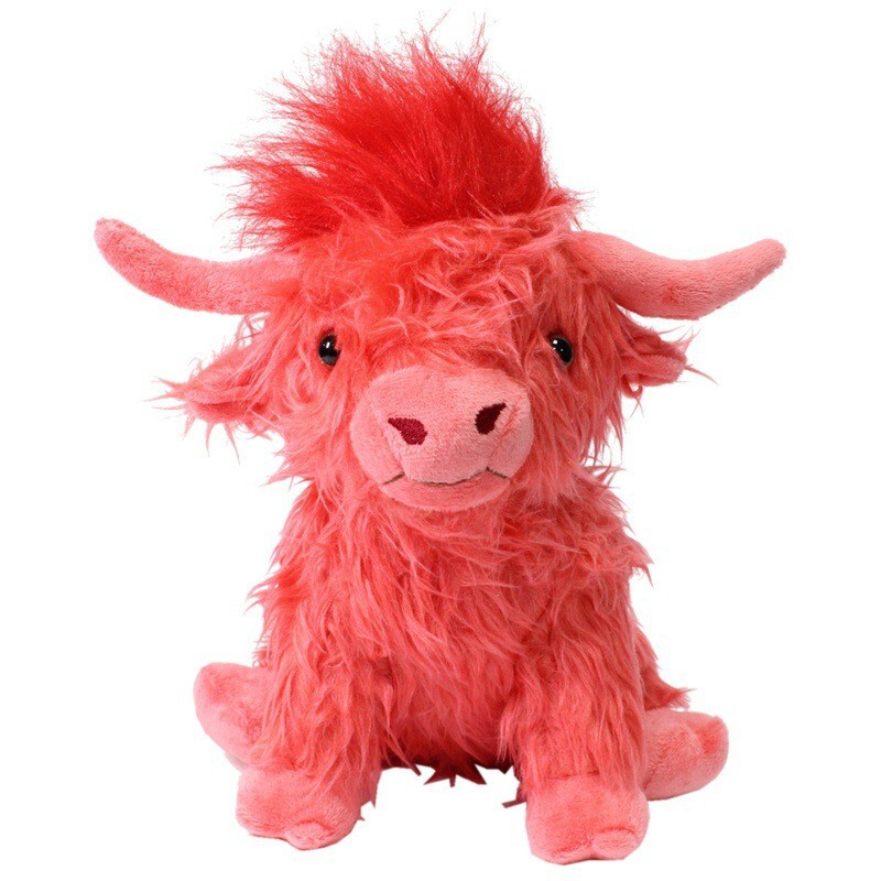 跨境新品Highland Cow苏格兰高地牛毛绒公仔仿真牦牛玩偶现货批发|undefined