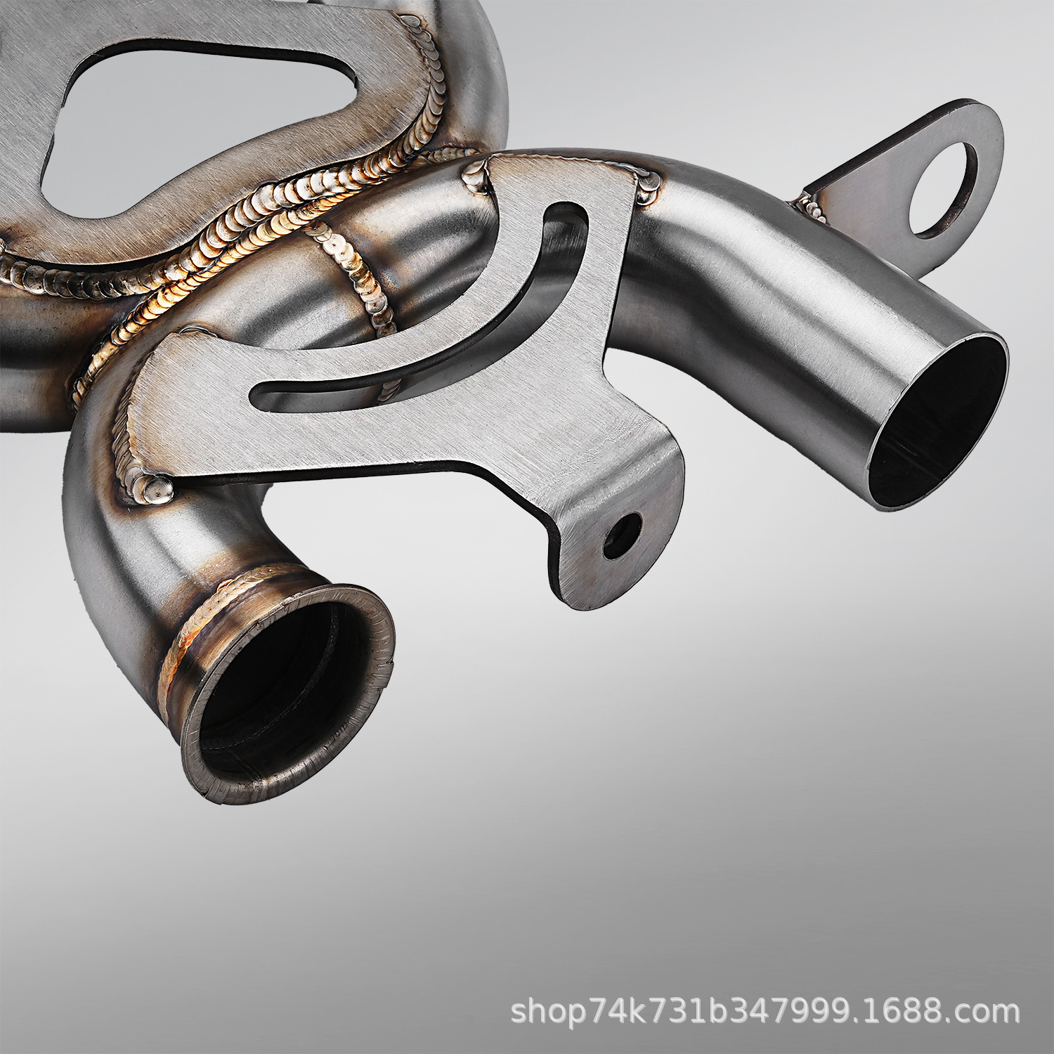 Suitable for Vintage Motorcycles Bonneville Triumph T100 T120 Stainless Steel Drum-Less Mid-Section Exhaust Pipe