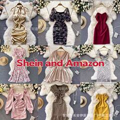 SheinシェードレスギャルStrapless tight ev特番ドレスsexy hot dress