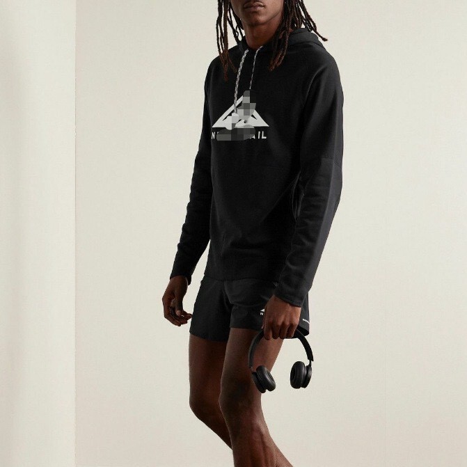 Brand In-Stock Cross-Border Popular Hooded Sweatshirt for Autumn, Warm and Windproof, Sports Print, Couple's Running Long-Sleeve Trendy Style