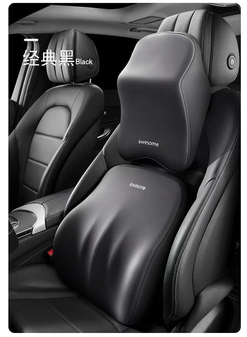 Car Headrest, Lumbar Support, Byd Memory Foam Car Cushion, Neck Pillow, Comfortable Car Neck and Back Cushion Supplies