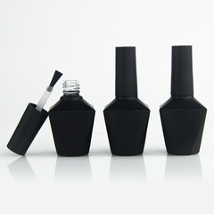 New 13ml Gel Polish Bottle – Empty Black & White Bottles for Base Coat, Top Coat, and Refillable Containers