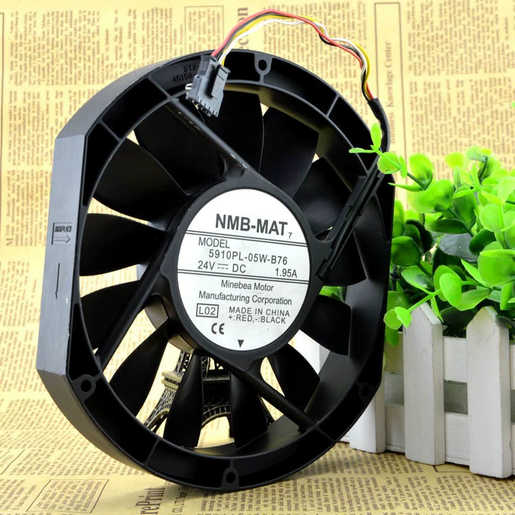Оригинальный NMB 5910PL-05W-B76 24V 1.95A 17025 серверный вентилятор