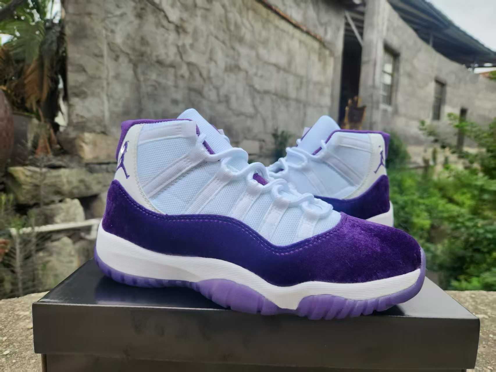 Zapatillas de Baloncesto para Comercio Exterior al por Mayor, Dropshipping aj11 de Caña Alta y Baja, Zapatillas de Baloncesto Conkou Gamma Blue Demon Legend para Hombre y Mujer aj11