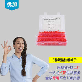350只装-3种规格油嘴帽子 油嘴防尘帽子 黄油嘴盖 防水帽