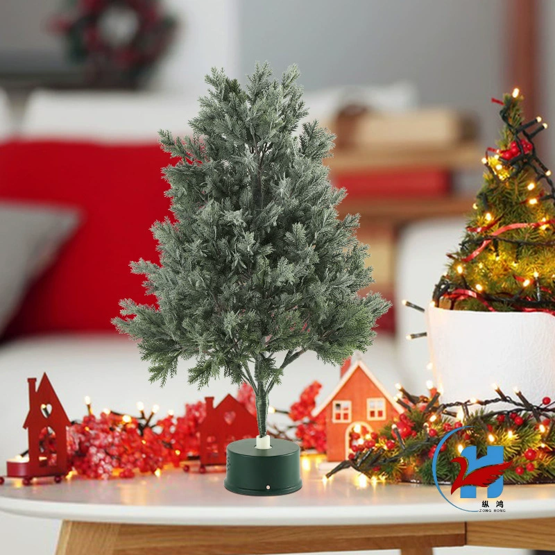Искусственная елка с искусственным покрытием для трансграничных продаж, искусственная ель Amazon, искусственная южно-морская сосна, маленькая светящаяся елка для дома
