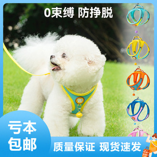 Vest Dog Leash Small and Medium-sized Dog Bixiong Bome Puppy Chest Strap Pet Dog Chain Walking Rope