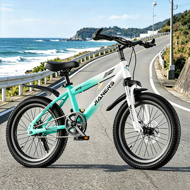 Nuevas bicicletas de 6 - 17 años, niños y niñas, estudiantes de primaria, niños de edad media, niños de velocidad única, bicicleta de montaña adolescente, rodillo de bicicleta image 9