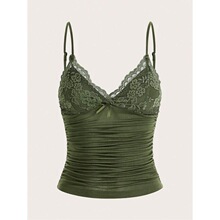 K 26840 V Neck Lace Bow Camisole �Ըе������� �W���羳