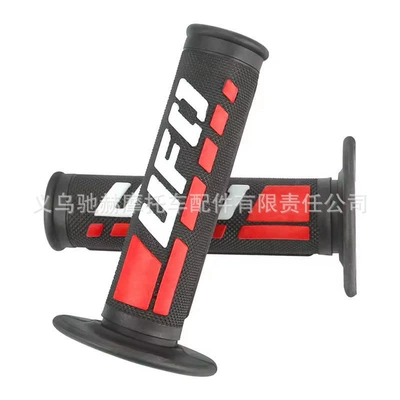 Three-Color Uf0 Handlebar Grips, Universal Motorcycle Handle Cover - cj-264-red