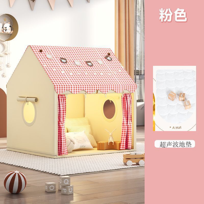 Tiendas de campaña para niños en interiores Niñas Niños Castillo Casa pequeña Casa de juguetes Princesa Fantástica Juegos de cama Base secreta