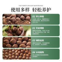 包邮陶粒多肉花卉水培垫底铺面植物透气土球无土隔水栽培基质