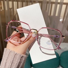 素颜大框眼镜女潮近视防辐射防蓝光韩版超轻眼睛框架平光大脸显瘦