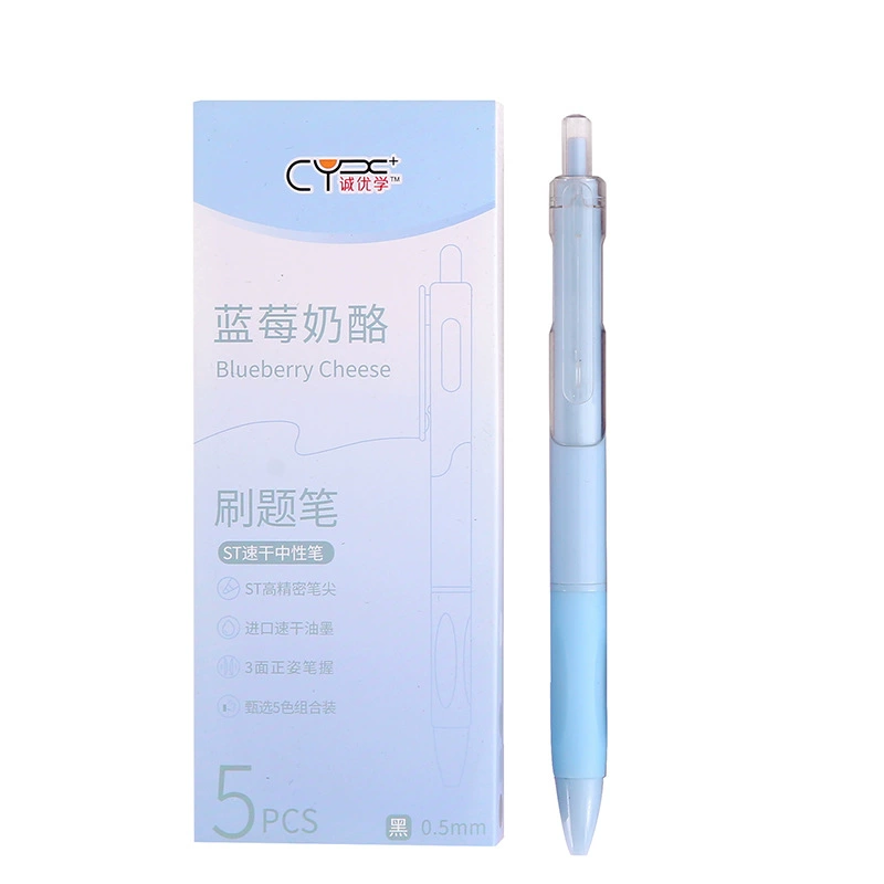 T Matcha Grape Rainbow Morandi Color 5 шт упакованные кисти вопросы ручки школьные канцелярии на июнь 1 призы за год