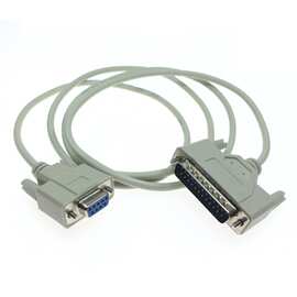 厂家直销9转25 RS232串口线9孔转25针DB9/DB25 串口转并口线1.5米