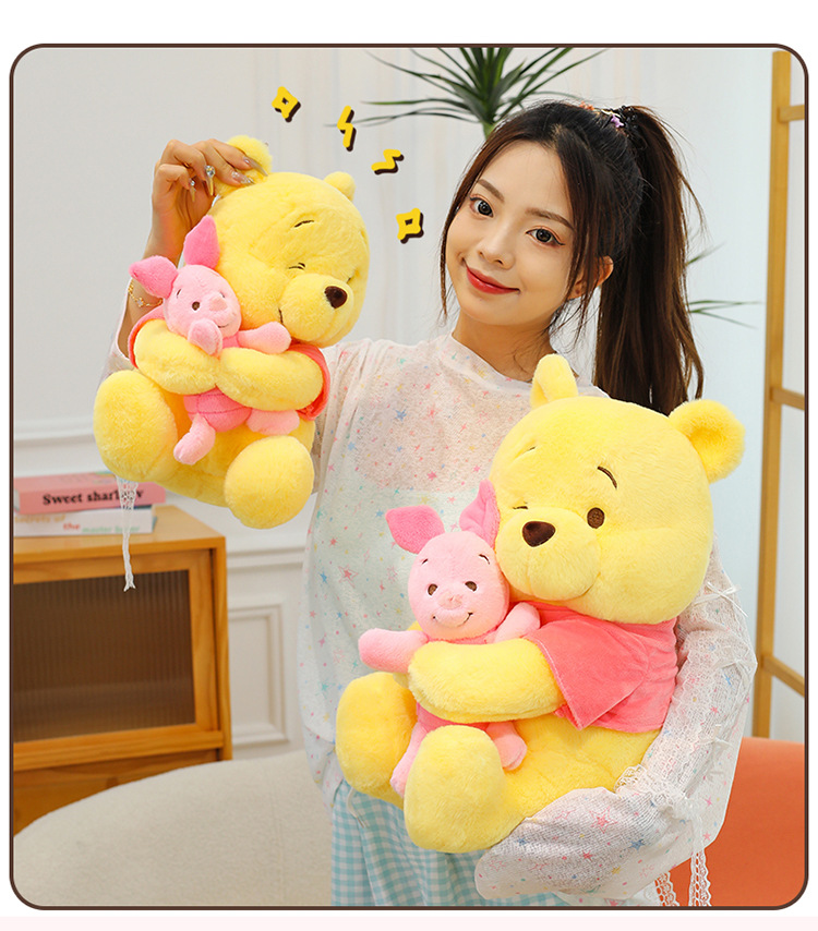 Plush Winnie the Pooh Doll for Sleeping, Pillow, Bed Companion, Stuffed Winnie the Pooh Doll