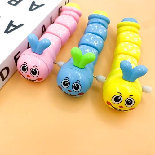 Infant and toddler wind-up caterpillar creative cartoon clockwork swinging caterpillar children's nostalgic educational animal small toy