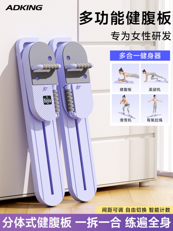 分割型多機能腹筋ボード、自動リバウンド腹筋ホイール、スキーマシン、フィットネスピラティス家庭用トレーニング機器|undefined