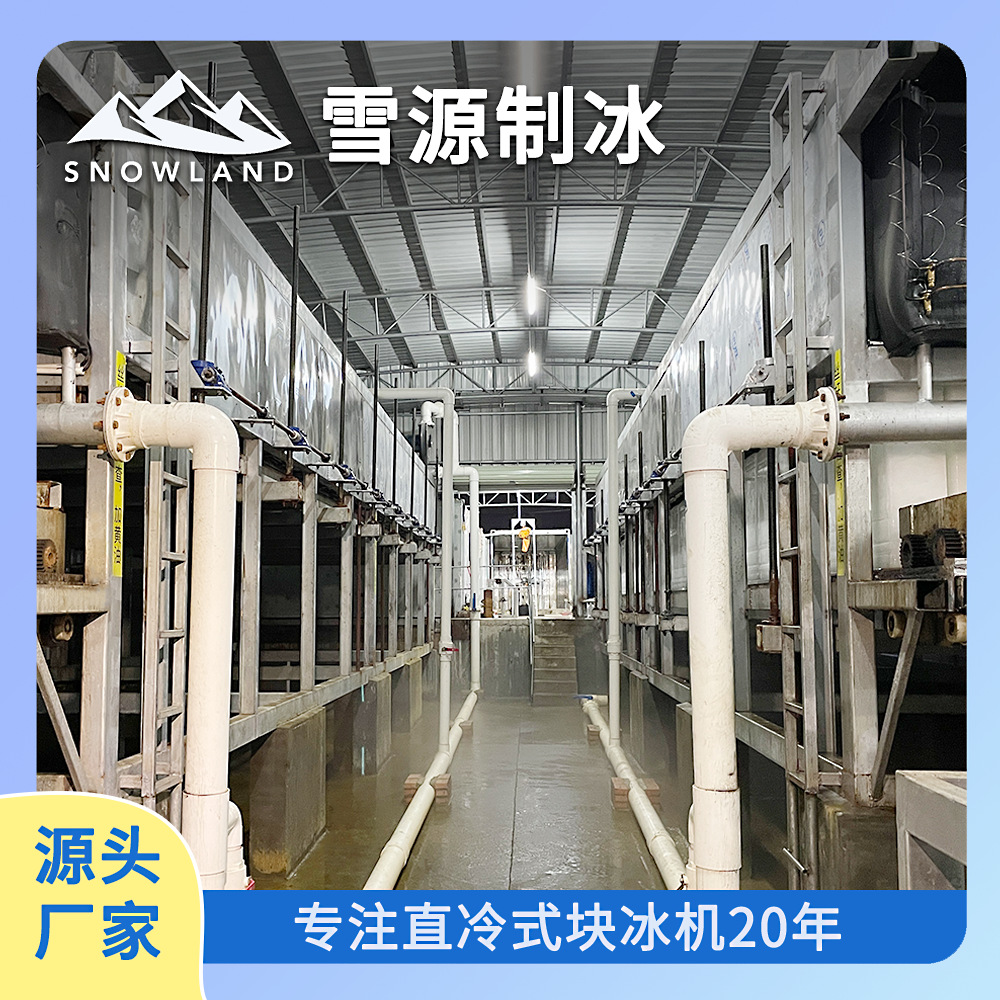 雪源snowland商用全自动直冷式块冰机方冰机工业降温制冰机