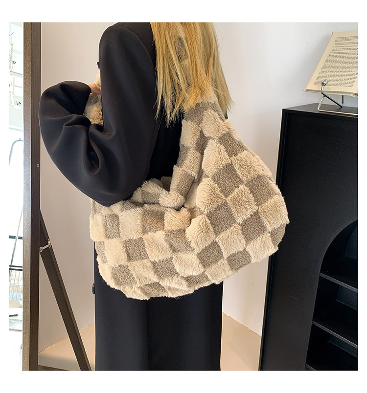 Women's Shoulder Bag Casual Fashion Solid Colour Handbag_voghion.com