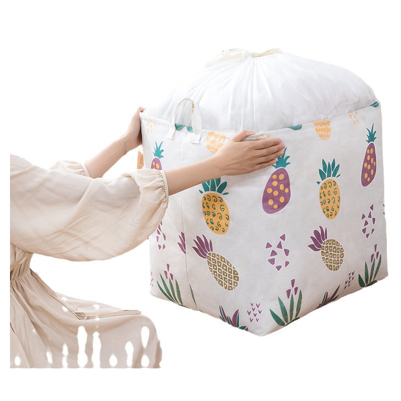 Bolsa de edredón de ropa Big Mac bolsa de almacenamiento cesta de lavandería en movimiento bolsa de embalaje de equipaje plegable bolsa de almacenamiento doméstico