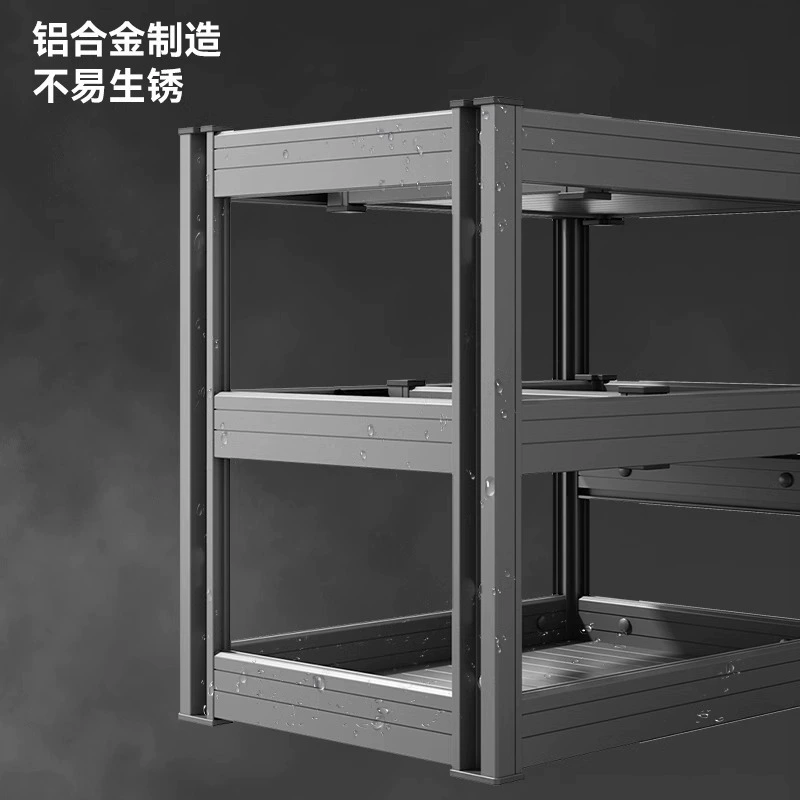 Кухонный шкаф специи pull basket drawer 304 нержавеющая сталь насосная скользящая миска блюдо приправа волшебный резервуар синий