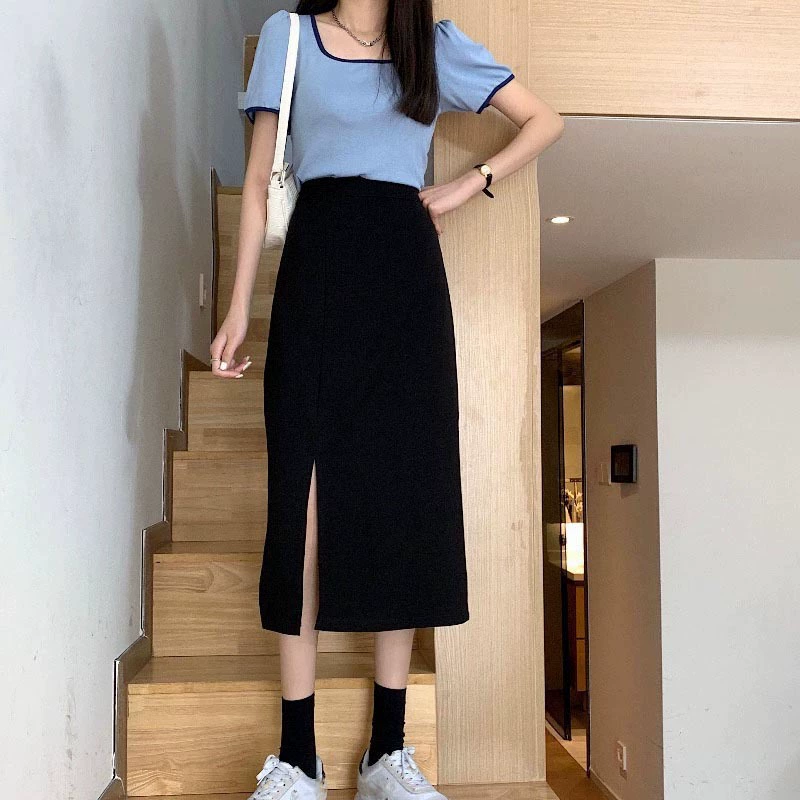 В наличии женская летняя длинная юбка А-силуэта, новинка 2025 года, шикарная юбка с высокой талией и уникальным дизайном для миниатюрных фигур.