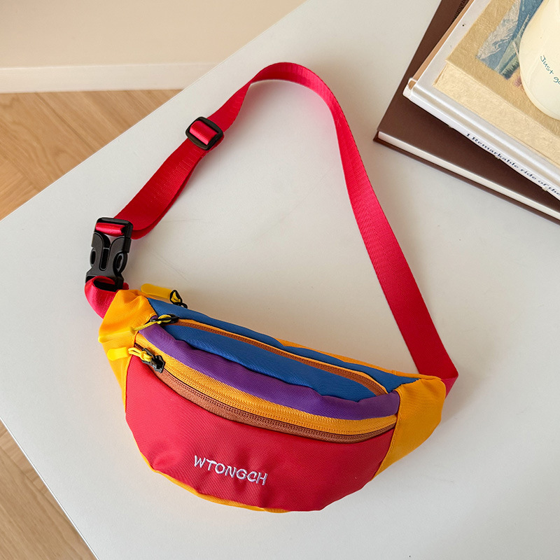 Bolsa de pecho de moda coreana para niños y niñas, bolso de pecho de gran capacidad, bolso de viaje ligero para niños, nuevo bolso de comercio exterior para niños