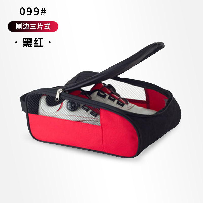 Bolsa de golf de Venta caliente global bolsa de viaje Bola de almacenamiento a prueba de polvo transpirable conveniente bolsa de zapatos de golf entrega de una sola pieza