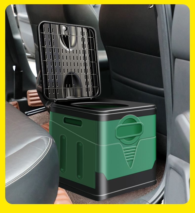 Car portable toilet folding outdoor toilet automatic deodorant camping travel traffic jam non-disposable