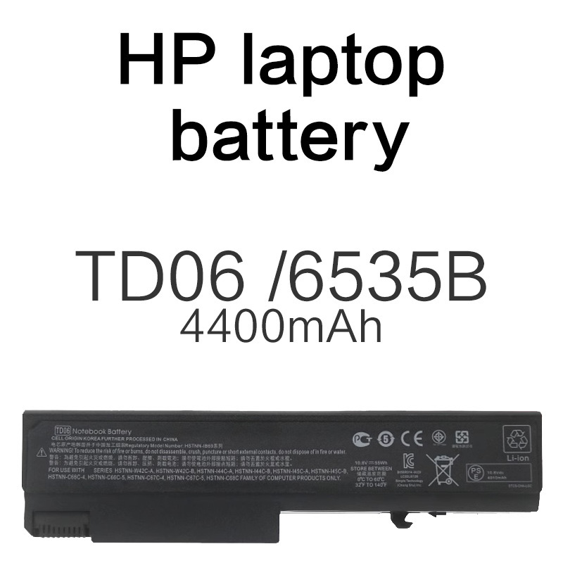 Td06/4400Mah Suitable for Hp Elite 8440P Pro 6530B 6730B Laptop Battery Td06/4400Mah Suitable for Hp Elite 8440P Pro 6530B 6730B Laptop Battery