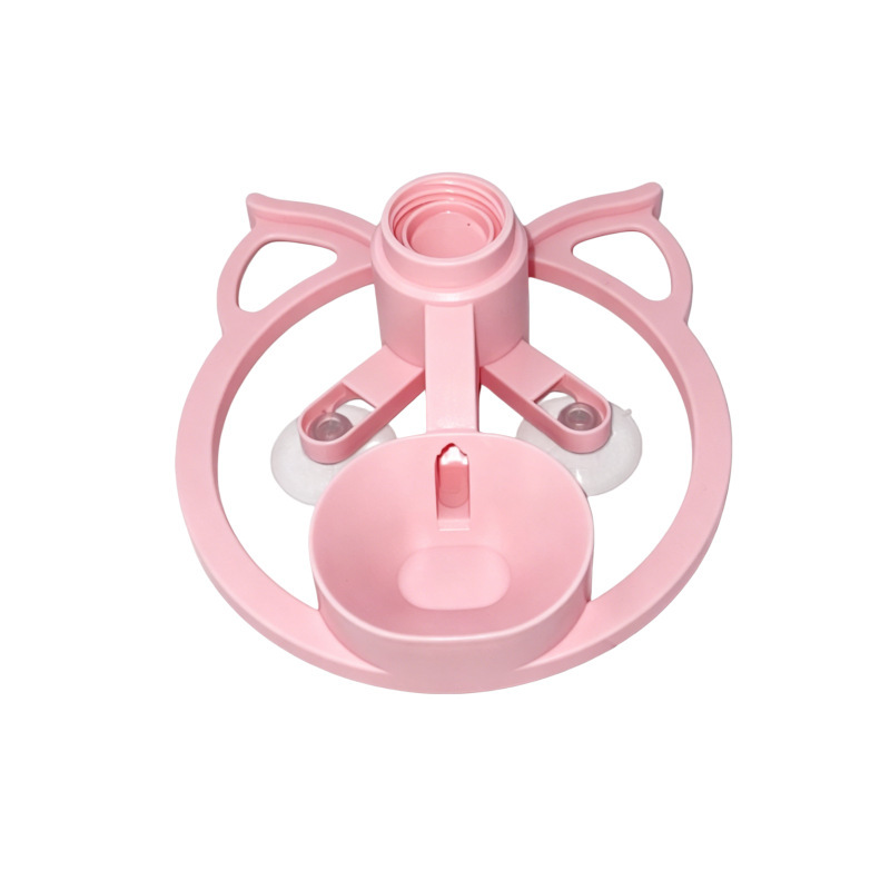 Floor-mounted [pink] pet water fountain