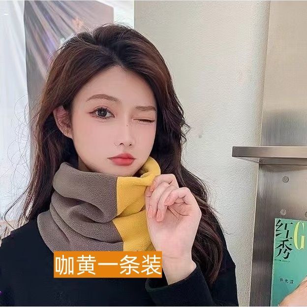 升级加绒围脖男女同款户外冬季骑行防风加厚韩版百搭多功能围脖|undefined
