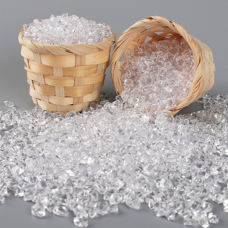 Miniature Mini Transparent Ice Cubes Crushed Ice Crystal Stone Ice Particles Play House Accessories DIY Photo Decoration Artificial Props Miniature Mini Transparent Ice Cubes Crushed Ice Crystal Stone Ice Particles Play House Accessories DIY Photo Decoration Artificial Props
