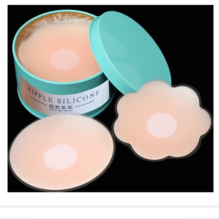 Silicone Nipple Pad for Wedding Bra, Backless Bra Cup Cover, Anti-Stray Light Nipple Adhesive Pad for Large Breasts, Flat Chest, Summer Thin Model for Women