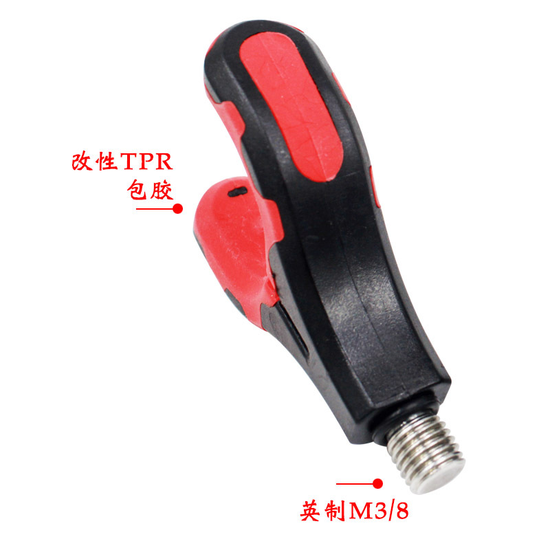 TPR recubierto de caucho pequeño soporte cabeza Cruz espejo europeo carpa pesca Biblioteca pesca de silicona soporte cabeza feide Rod tenedor accesorios fábrica al por mayor