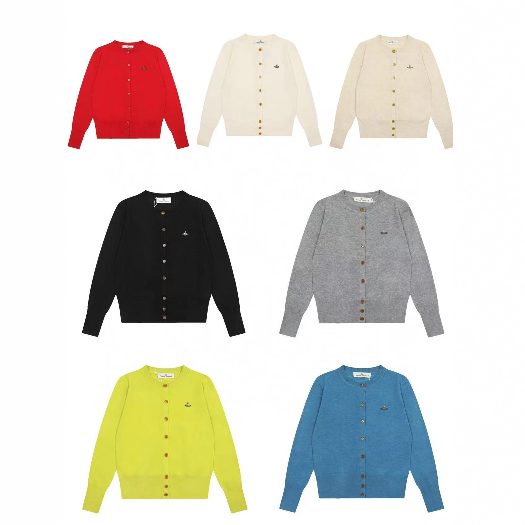 Vivienne West Wood West Queen Mother Vivienne Saturn Classic Knitted Women's Sweater Wool