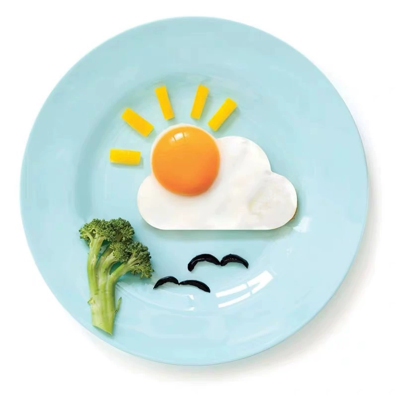 Export Creative Silicone Egg Mold Frying Pan Breakfast Sun Cloud Egg Fryer Egg Mold