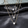 Fashionable retro pendant, necklace, suitable for import, city style, simple and elegant design