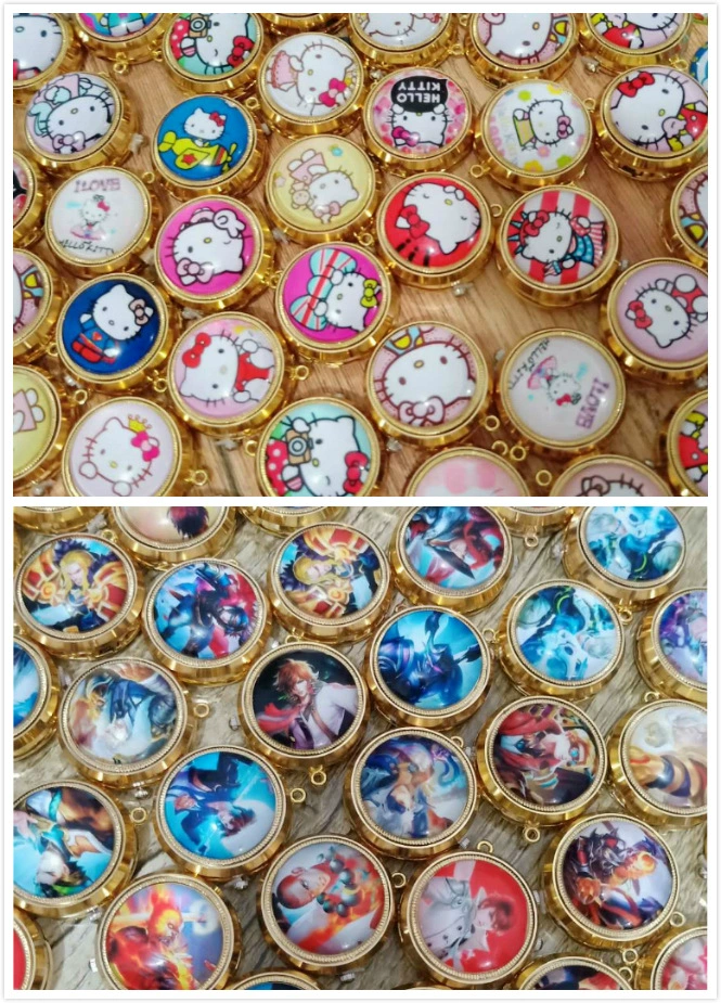Крутящиеся карманные часы, ожерелье, аксессуар, подвеска, игрушка