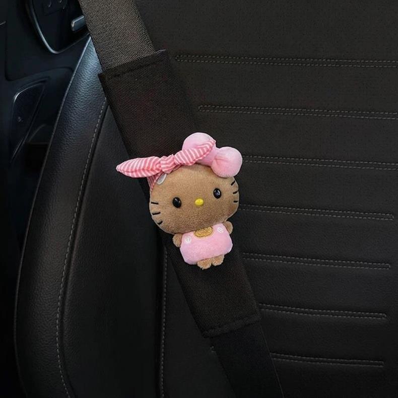 Car Seat Belt Shoulder Pads for Women, Cute and Soft, Anti-Neck Strangulation, Couple's Car Protection and Decorative Covers