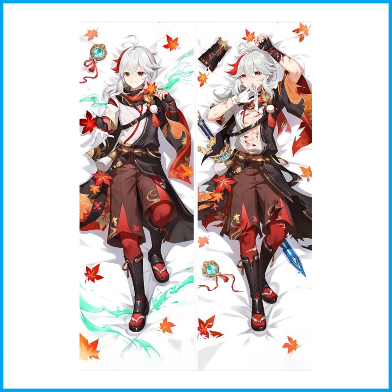 Capa de Almofada Anime em Tamanho Real Genshin Impact - Design Personalizável Mew Yuan Wan Ye
