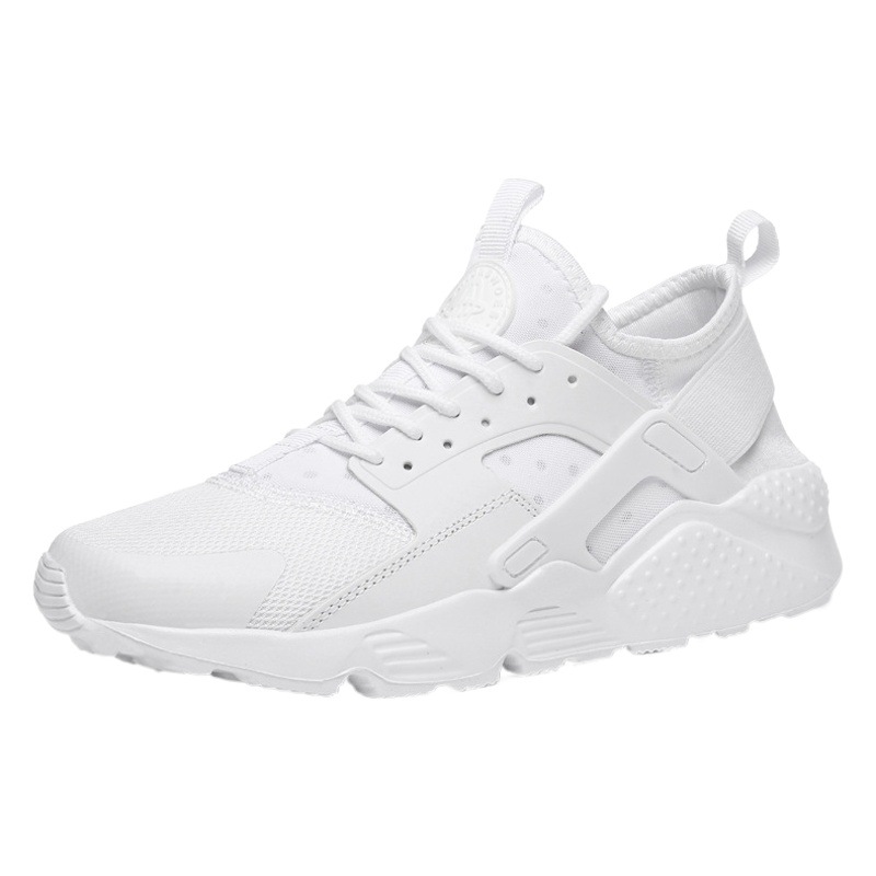 2026 Dropshipping Foreign Trade Amazon Independent Site Outdoor Men's Shoes All-Black Sports Shoes Mesh Running Men's Shoes Large Size