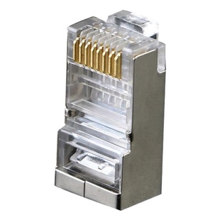 Factory wholesale six types of shielded network cable Crystal Head network 8 core gold plated crystal head Gigabit rj45 Crystal Head